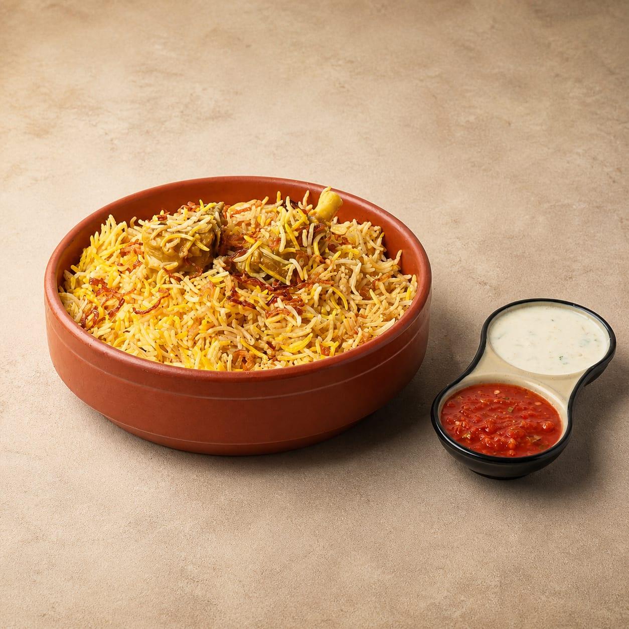 Mutton Dum Biryani at Urban Grill Restaurant