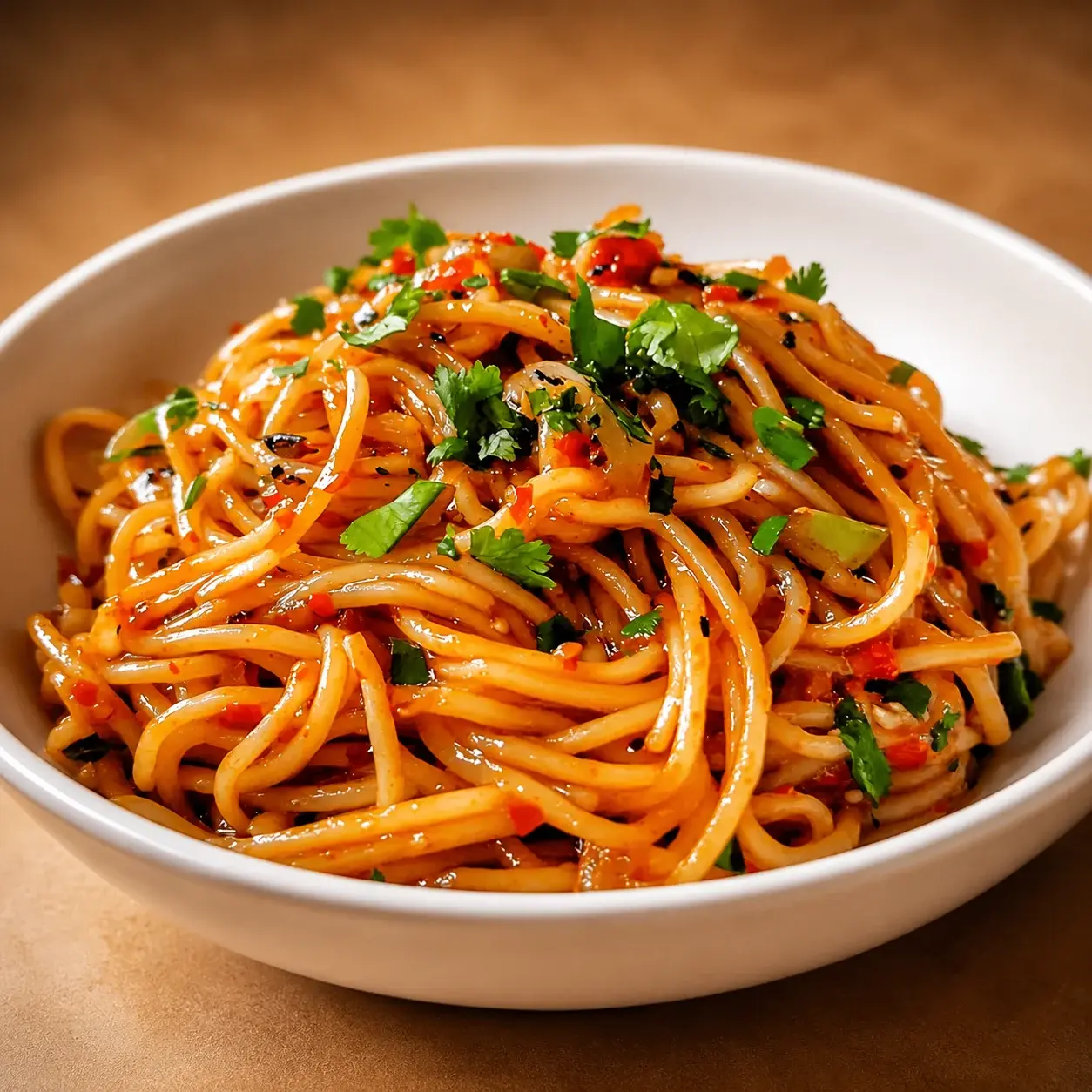 Veg Garlic Chili Noodles at Urban Grill Restaurant