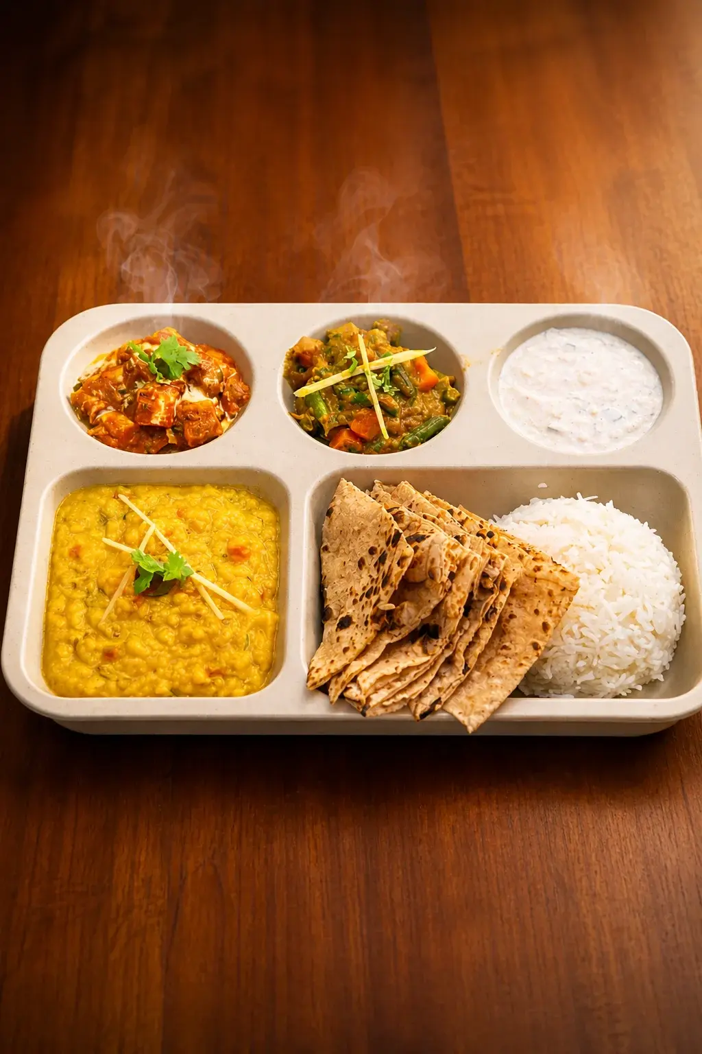 Vegetable Thali at Urban Grill Restaurant