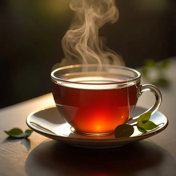 Red Tea with mint at Urban Grill Restaurant