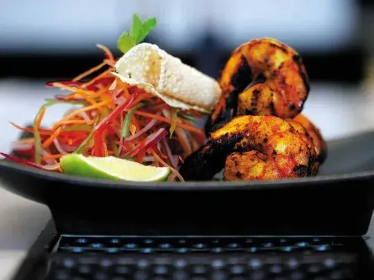 BBQ Tiger Prawns at Urban Grill Restaurant